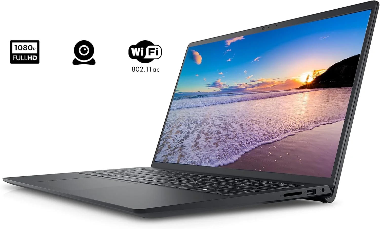 لپ تاپ جدید Dell Inspiron 15 3511 مدل 2022، صفحه نمایش لمسی 15.6 اینچی FHD، پردازنده Intel Core i5-1035G1، رم 16 گیگابایتی، حافظه SSD 512 گیگابایتی PCIe NVMe M.2، کارت خوان SD، وب کم، HDMI، WiFi، ویندوز 11 هوم، مشکی لپ تاپ جدید Dell Inspiron 15 3511 مدل 2022، صفحه نمایش لمسی 15.6 اینچی FHD، پردازنده Intel Core i5-1035G1، رم 16 گیگابایتی، حافظه SSD 512 گیگابایتی PCIe NVMe M.2، کارت خوان SD، وب کم، HDMI، WiFi، ویندوز 11 هوم، مشکی