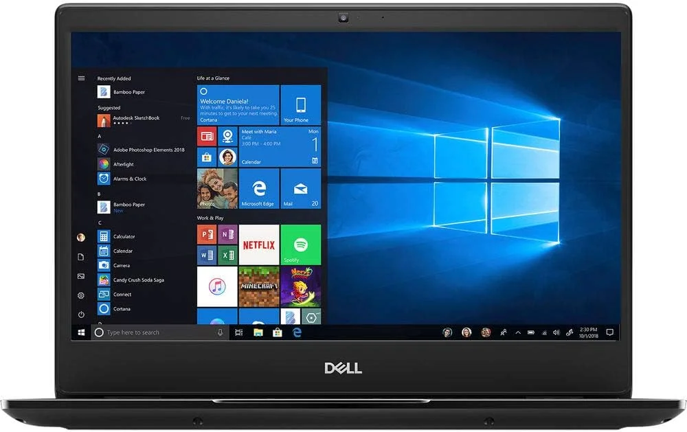 لپ تاپ تجاری دل Latitude 3000 3400 مدل 2020 با صفحه نمایش 14 اینچی Full HD FHD (1920x1080) (پردازنده Intel Quad-Core i5-8265U، رم 16 گیگابایتی DDR4، حافظه SSD 256 گیگابایتی) دارای Type-C، RJ-45، HDMI و Windows 10 Pro لپ تاپ تجاری دل Latitude 3000 3400 مدل 2020 با صفحه نمایش 14 اینچی Full HD FHD (1920x1080) (پردازنده Intel Quad-Core i5-8265U، رم 16 گیگابایتی DDR4، حافظه SSD 256 گیگابایتی) دارای Type-C، RJ-45، HDMI و Windows 10 Pro