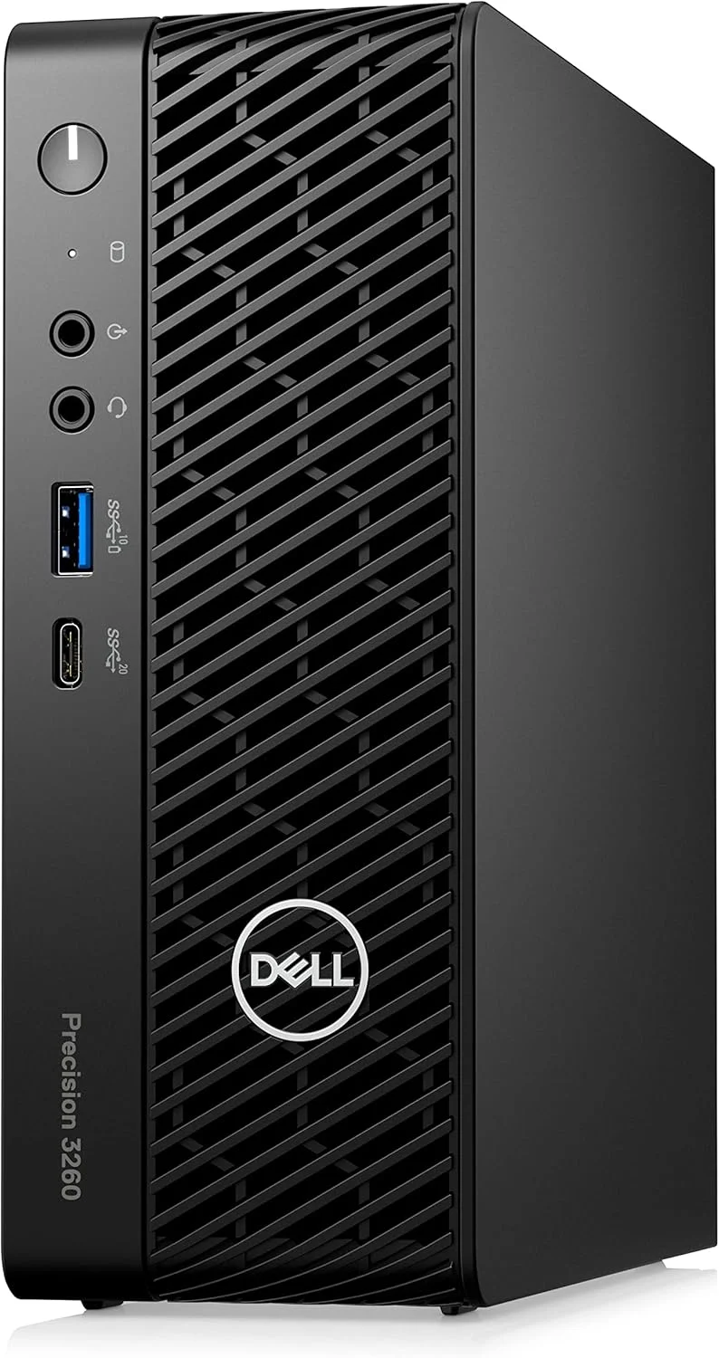 ایستگاه کاری Dell Precision 3000 3260 - پردازنده Intel Core i7 دوازده هسته ای (12 هسته) i7-12700 نسل دوازدهم 2.10 گیگاهرتز - 16 گیگابایت رم DDR5 SDRAM - 512 گیگابایت SSD - فوق العاده کوچک - مشکی