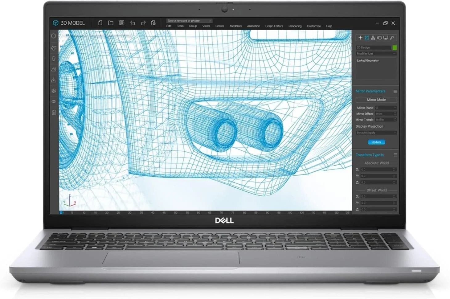 لپ تاپ ورک استیشن Dell Precision 3561 | صفحه نمایش 15.6 اینچی 1920x1080 FHD | پردازنده Core i7-11800H - هارد درایو 512 گیگابایتی SSD - رم 32 گیگابایتی - کارت گرافیک Nvidia T1200 | 8 هسته @ 4.6 گیگاهرتز - 4 گیگابایت GDDR6 Win 10 Pro نقره ای