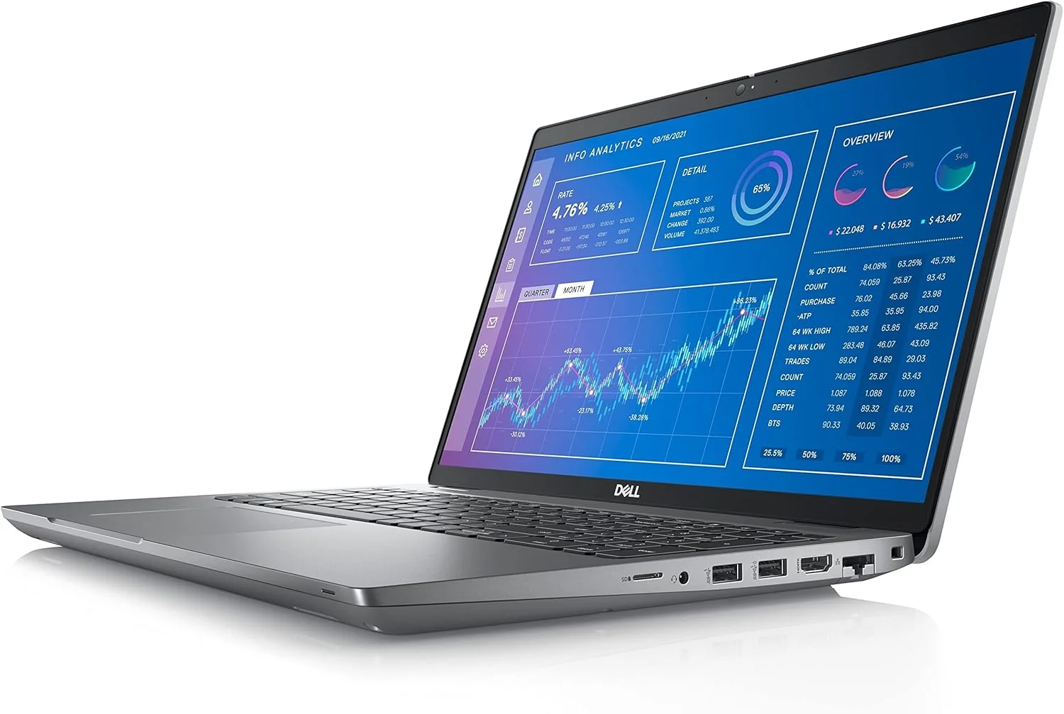 ایستگاه کاری موبایل Dell Precision 3000 3571 15.6 اینچی - Full HD - 1920 x 1080 - Intel Core i7 نسل دوازدهم i7-12700H چهارده هسته ای (14 هسته) 2.30 گیگاهرتز - 16 گیگابایت رم کل - 512 گیگابایت SSD - خاکستری تیتانیومی