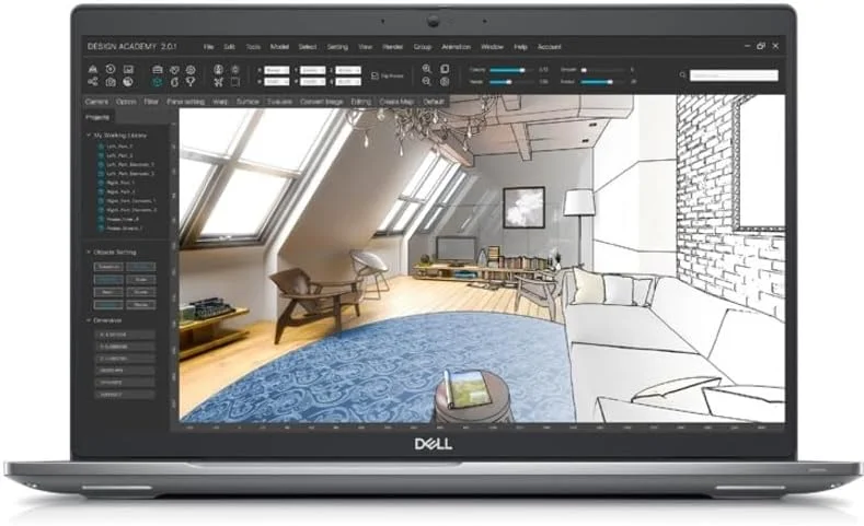 ایستگاه کاری موبایل Dell Precision 3000 3570 15.6 اینچی - Full HD - 1920 x 1080 - پردازنده Intel Core i7 نسل 12 i7-1255U Deca-core (10 هسته ای) 1.70 گیگاهرتز - 16 گیگابایت رم - 512 گیگابایت SSD - خاکستری تیتانیومی