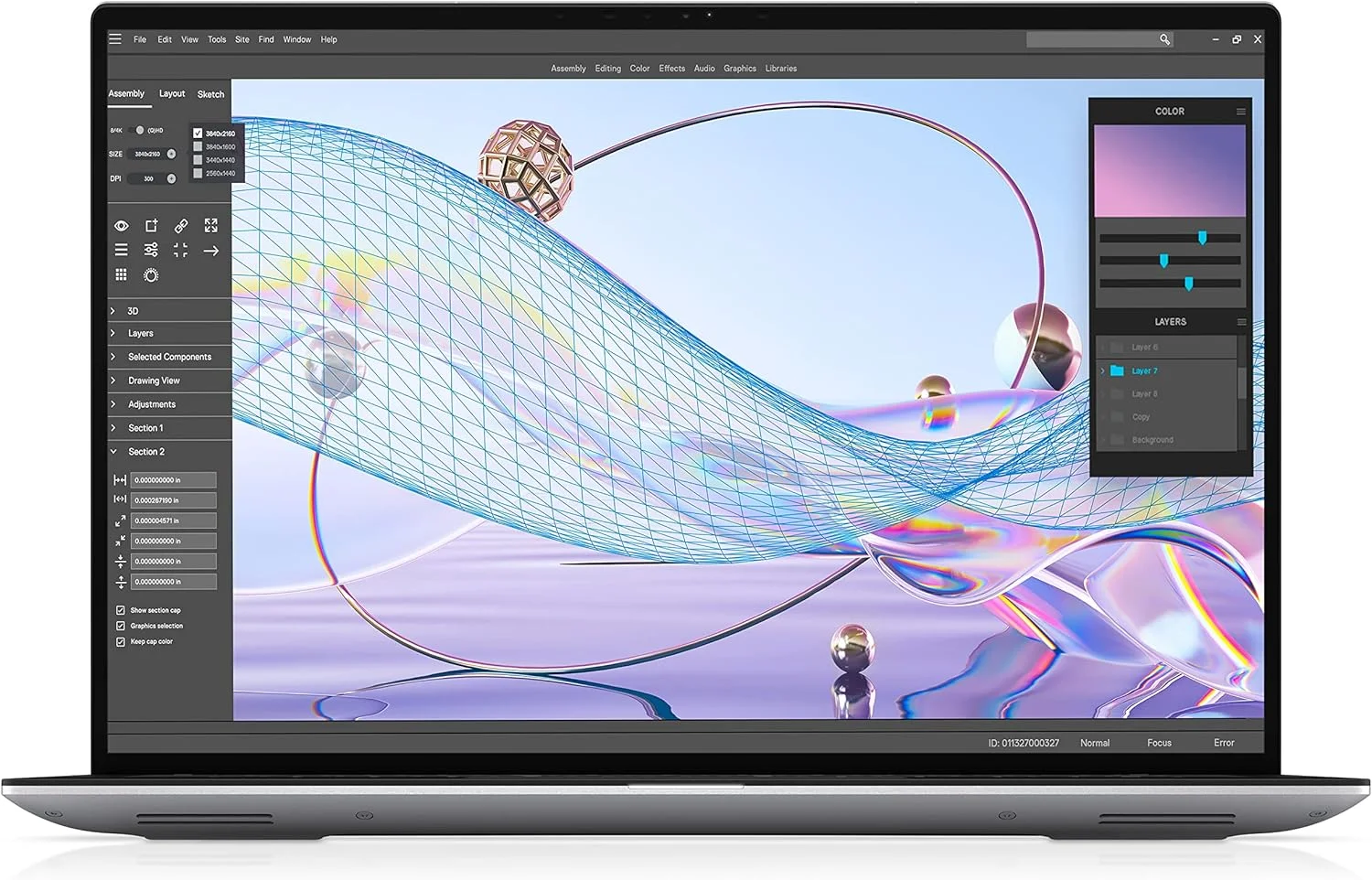 لپ تاپ ورک استیشن Dell Precision 5470 (2022) لمسی | 14 اینچ 2560x1600 QHD+ | Core i7-12800H - هارد درایو 1 ترابایت SSD - رم 16 گیگابایت - Nvidia RTX A1000 | 14 هسته @ 4.8 گیگاهرتز - 4 گیگابایت GDDR6 ویندوز 11 پرو نقره ای