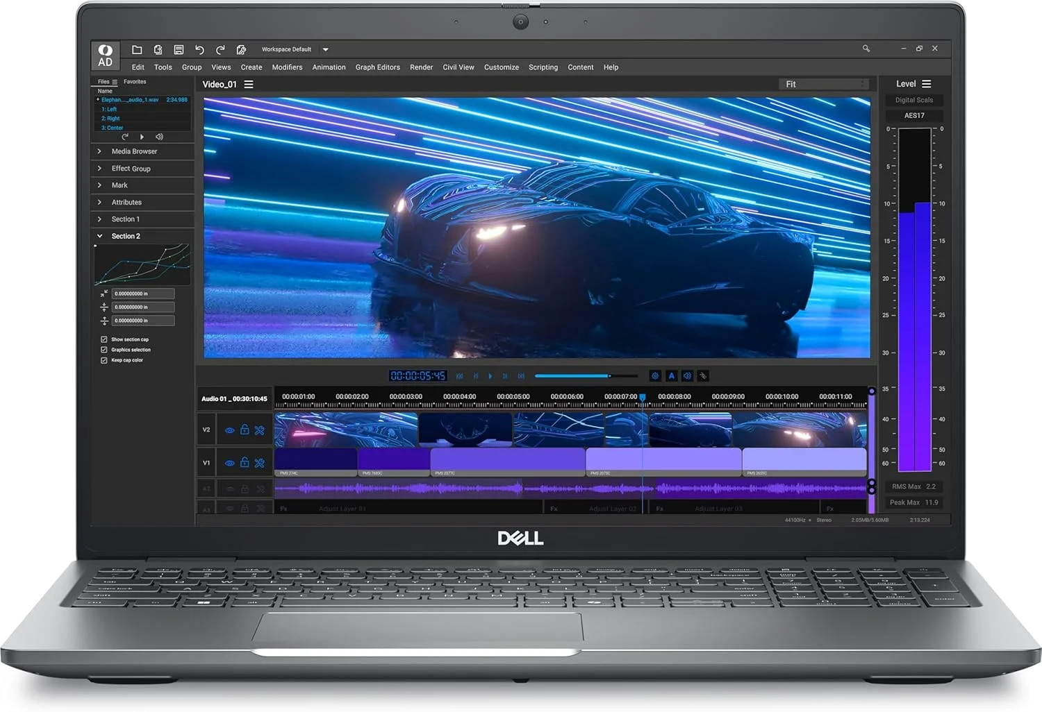 لپ تاپ ورک استیشن Dell Precision 3591 (2024) | صفحه نمایش 15.6 اینچی 1920x1080 FHD | پردازنده Core Ultra 7-155H - هارد 32 گیگابایتی SSD - رم 32 گیگابایتی | 16 هسته @ 4.8 گیگاهرتز ویندوز 11 پرو نقره ای