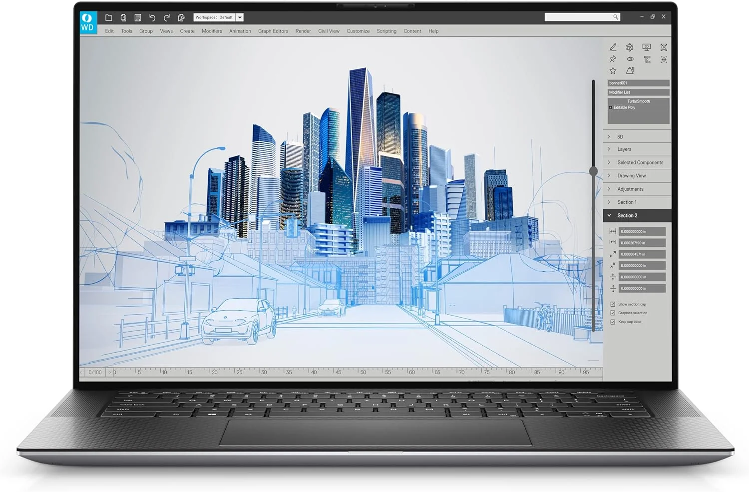 ایستگاه کاری موبایل Dell Precision 5000 5560 15.6 اینچی - Full HD Plus - 1920 x 1200 - Intel Core i7 نسل 11 i7-11850H هشت هسته ای (8 هسته) 2.50 گیگاهرتز - 32 گیگابایت رم - 512 گیگابایت SSD - آلومینیوم خاکستری تیتانیومی