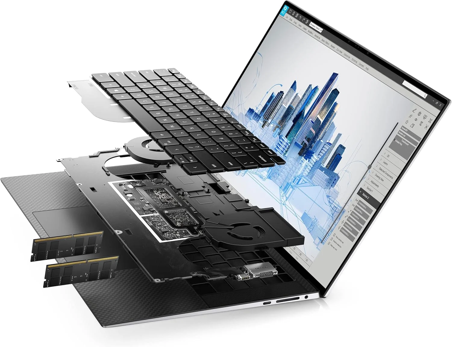 ایستگاه کاری موبایل Dell Precision 5000 5560 15.6 اینچی - Full HD Plus - 1920 x 1200 - Intel Core i7 نسل 11 i7-11850H هشت هسته ای (8 هسته) 2.50 گیگاهرتز - 32 گیگابایت رم - 512 گیگابایت SSD - آلومینیوم خاکستری تیتانیومی