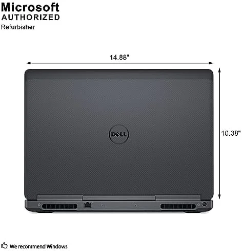 لپ تاپ Dell Precision 7510، 15.0 اینچ، Core i7-6820HQ، 2.7 گیگاهرتز، 16 گیگابایت رم، SSD 512 گیگابایتی، Windows 10 Pro 64 بیتی، وب کم (بازسازی شده) لپ تاپ Dell Precision 7510، 15.0 اینچ، Core i7-6820HQ، 2.7 گیگاهرتز، 16 گیگابایت رم، SSD 512 گیگابایتی، Windows 10 Pro 64 بیتی، وب کم (بازسازی شده)
