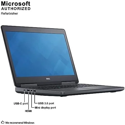 لپ تاپ Dell Precision 7510، 15.0 اینچ، Core i7-6820HQ، 2.7 گیگاهرتز، 16 گیگابایت رم، SSD 512 گیگابایتی، Windows 10 Pro 64 بیتی، وب کم (بازسازی شده) لپ تاپ Dell Precision 7510، 15.0 اینچ، Core i7-6820HQ، 2.7 گیگاهرتز، 16 گیگابایت رم، SSD 512 گیگابایتی، Windows 10 Pro 64 بیتی، وب کم (بازسازی شده)