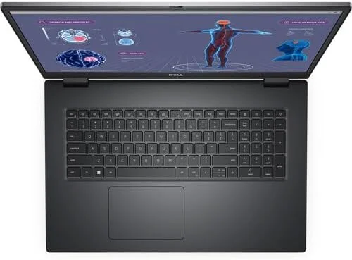 ایستگاه کاری موبایل Dell Precision 7780 - صفحه نمایش 17.3 اینچی UHD (3840 x 2160) - پردازنده 5.5 گیگاهرتزی Intel Core i9-13950HX 24 هسته ای (نسل سیزدهم) - 4 ترابایت SSD - 64 گیگابایت رم - NV RTX A3500 (12 گیگابایت GDDR6) - ویندوز 11 پرو