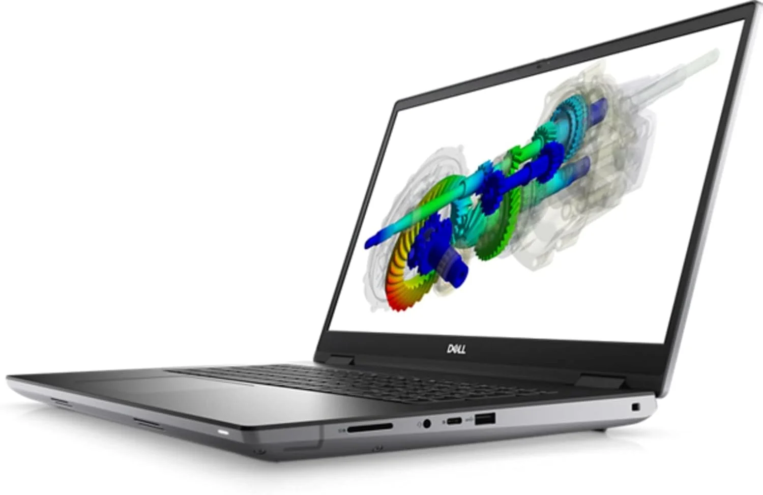 لپ تاپ ورک استیشن Dell Precision 7770 (مدل 2022) | صفحه نمایش 17.3 اینچی 1920x1080 FHD | پردازنده Core i7-12850HX - هارد درایو SSD 1 ترابایتی - رم 16 گیگابایتی - کارت گرافیک Nvidia RTX A3000 | 16 هسته با فرکانس 4.8 گیگاهرتز - حافظه 6 گیگابایتی GDDR6 ویندوز 11 پرو نقره ای
