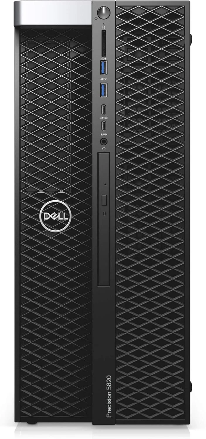 ایستگاه کاری Dell Precision 5820 Intel® Xeon® W W-2235 با 16 گیگابایت رم DDR4-SDRAM، 512 گیگابایت SSD و کارت گرافیک NVIDIA Quadro P2200، مدل Tower، و سیستم عامل Windows 10 Pro
