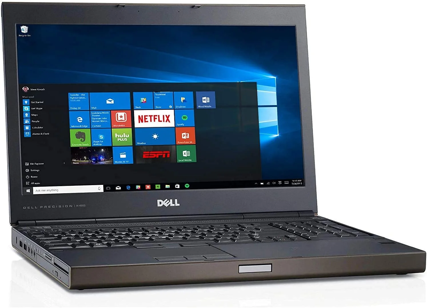 لپ تاپ Dell Precision M4800، پردازنده Intel Core i7 نسل چهارم، 8 گیگابایت رم DDR3L، 256 گیگابایت حافظه SSD، کارت گرافیک NVIDIA Quadro K2100M، صفحه نمایش 15.6 اینچی، ویندوز 10 پرو (بازسازی شده) با 15 روز گارانتی طلایی IT-Sizer