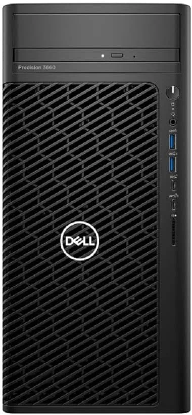 ایستگاه کاری Dell Precision 3660 DDR5-SDRAM i9-12900K Tower Intel® Core i9 32 گیگابایت 1000 گیگابایت SSD Windows 10 Pro مشکی