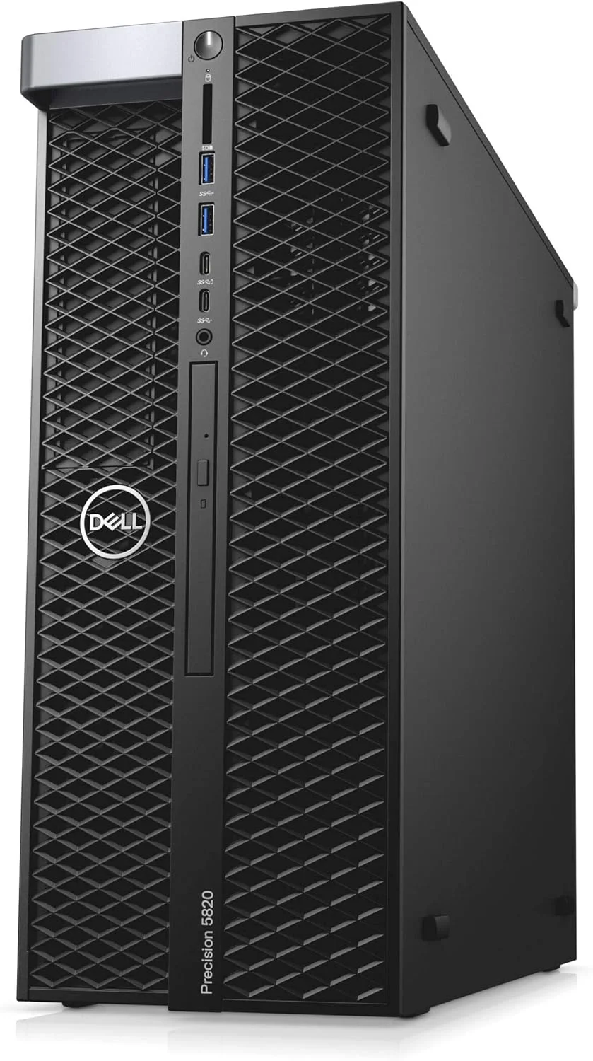 ایستگاه کاری Dell Precision 5820 Intel® Xeon® W W-2235 با 16 گیگابایت رم DDR4-SDRAM، 512 گیگابایت SSD و کارت گرافیک NVIDIA Quadro P2200، مدل Tower، و سیستم عامل Windows 10 Pro
