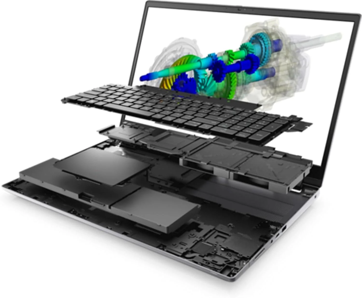 لپ تاپ ورک استیشن Dell Precision 7770 (مدل 2022) | صفحه نمایش 17.3 اینچی 1920x1080 FHD | پردازنده Core i7-12850HX - هارد درایو SSD 1 ترابایتی - رم 16 گیگابایتی - کارت گرافیک Nvidia RTX A3000 | 16 هسته با فرکانس 4.8 گیگاهرتز - حافظه 6 گیگابایتی GDDR6 ویندوز 11 پرو نقره ای