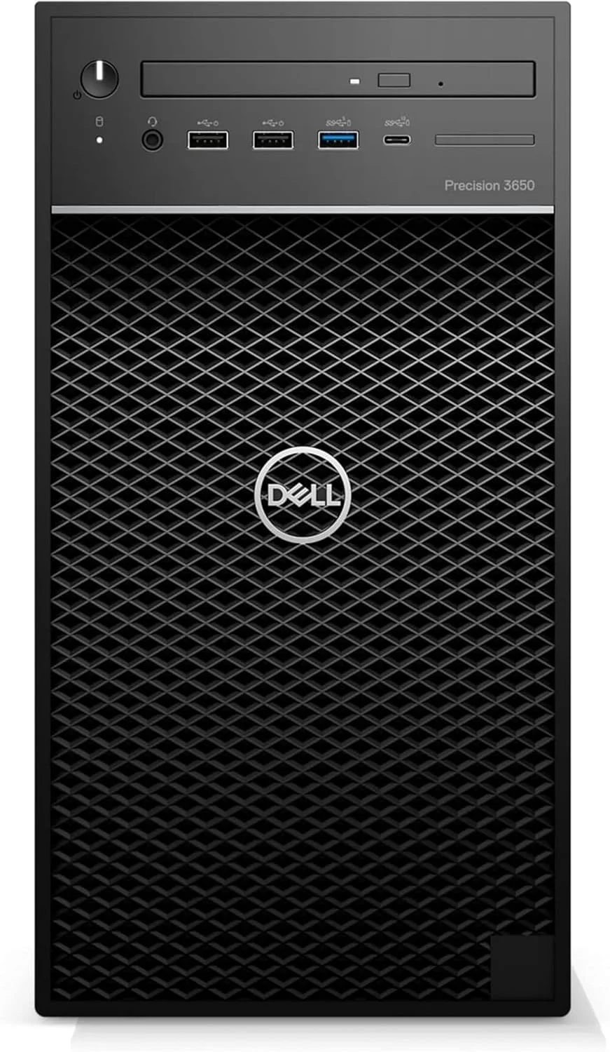 کامپیوتر رومیزی ورک استیشن Dell Precision T3650 | پردازنده Core i7-11700K - هارد درایو 512 گیگابایتی SSD - رم 32 گیگابایتی - کارت گرافیک Nvidia Quadro 4000 | 8 هسته @ 5 گیگاهرتز - 2 گیگابایت GDDR5 ویندوز 10 پرو مشکی