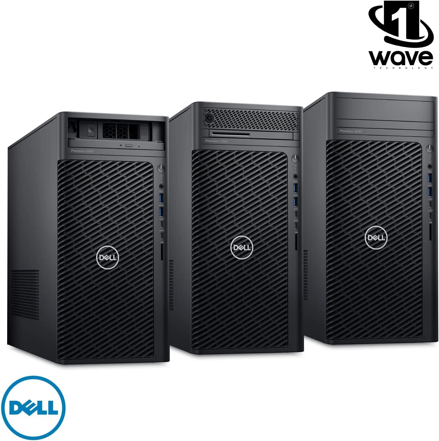 کامپیوتر رومیزی ورک استیشن Dell Precision 3680، نسل 14 اینتل i7-14700، رم 32 گیگابایت، SSD 1 ترابایت، ویندوز 11 پرو (شامل پایه هدست First Wave + USB Wifi + ماوس سیمی + کیبورد + ماوس پد + آنتی ویروس)
