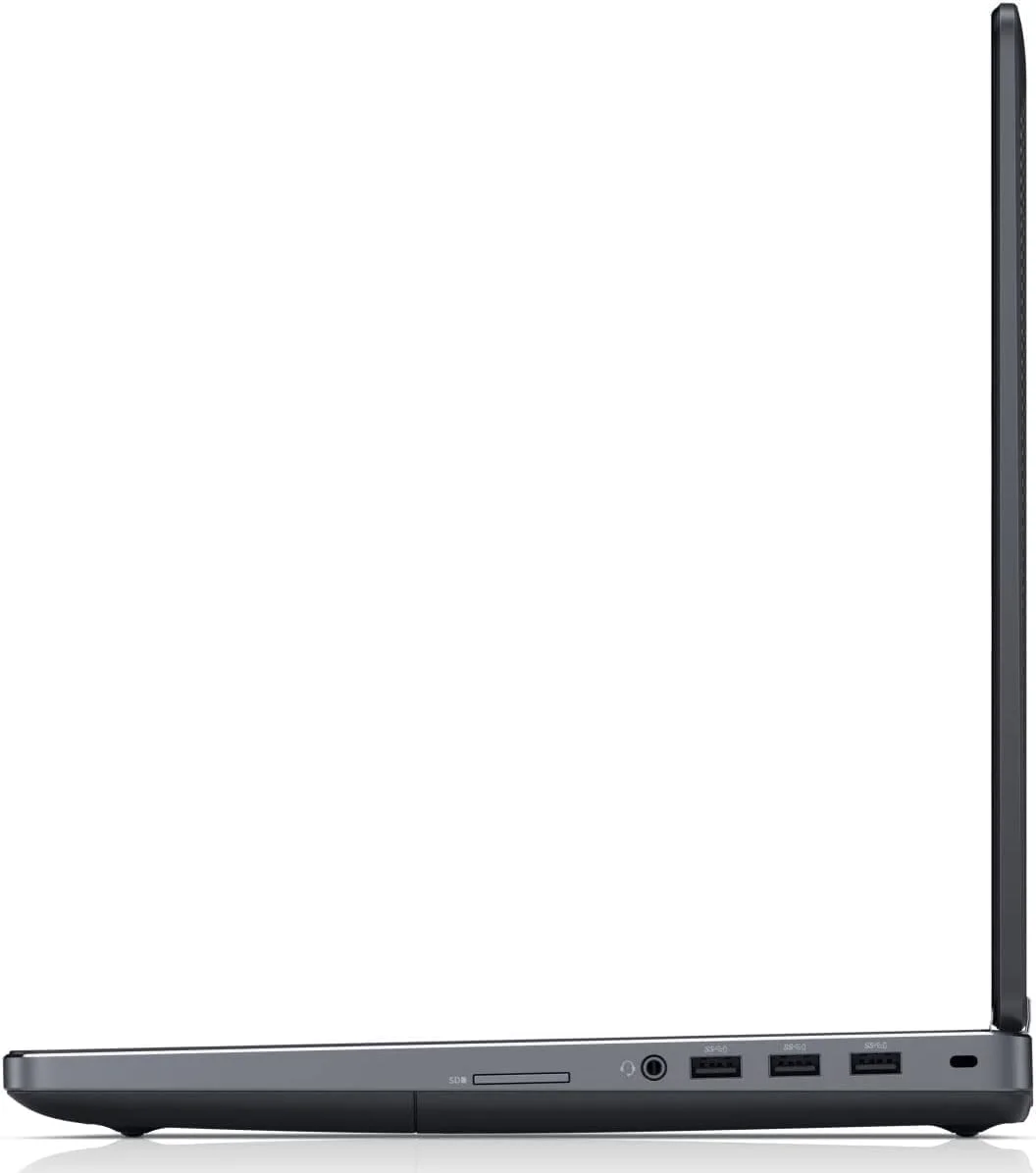 لپ تاپ ورک استیشن Dell Precision 7520، صفحه نمایش 15.6 اینچی FHD، پردازنده Intel Core i7-7820HQ، رم 16 گیگابایتی، 128 گیگابایت SSD + 500 گیگابایت HDD، گرافیک Radeon(TM) Pro WX 4130 2GB به همراه پایه لپ تاپ و ویندوز 10 (تجدید شده)