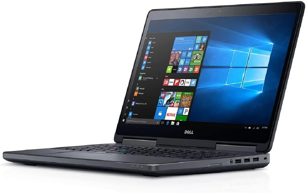 دل (بازسازی شده) Precision M7710 اینتل Core i7-6820HQ X4 2.7GHz 32GB 512GB SSD، مشکی