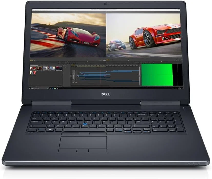 دل (بازسازی شده) Precision M7720 7720 Mobile Workstation، صفحه نمایش 17.3 اینچی HD+ (1600x900) LCD، پردازنده Intel Core i7-6920HQ، رم 16 گیگابایتی DDR4، حافظه SSD 512 گیگابایتی