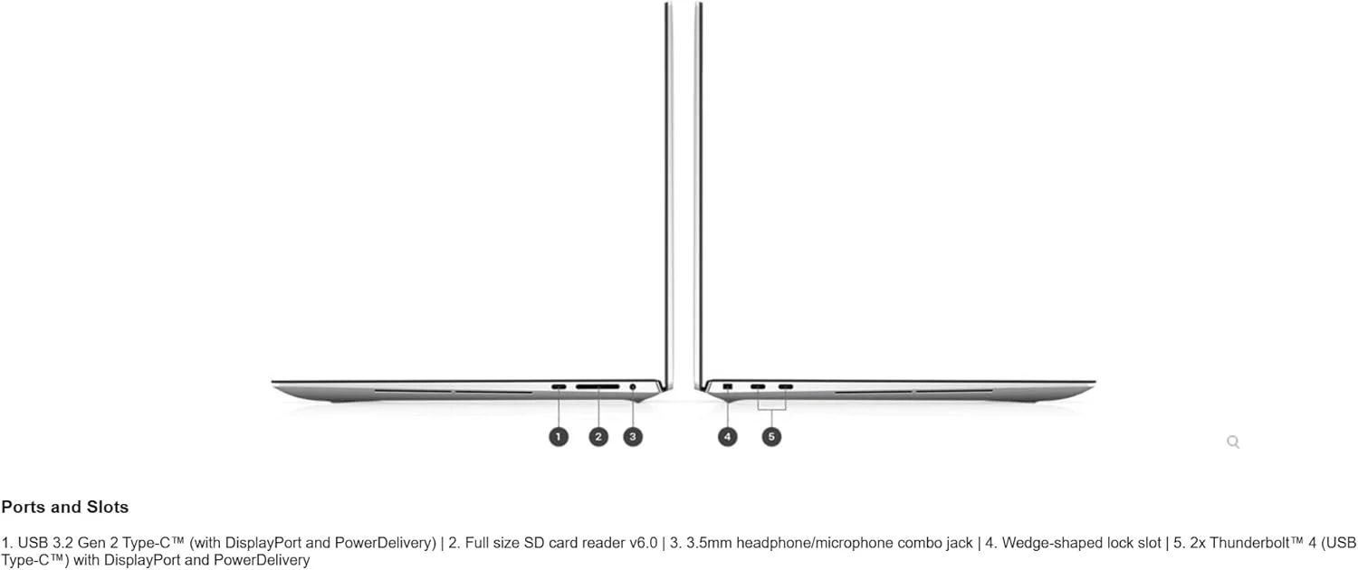 لپ تاپ تجاری دل XPS 15 9520 با صفحه نمایش لمسی 15.6 اینچی 4K OLED (3456 x 2160)، پردازنده Intel 14 هسته ای i7-12700H، رم 32 گیگابایتی DDR5، حافظه SSD 1 ترابایتی PCIe، کارت گرافیک RTX 3050 Ti، نور پس زمینه، حسگر اثر انگشت، Thunderbolt 4، ویندوز 11 هوم لپ تاپ تجاری دل XPS 15 9520 با صفحه نمایش لمسی 15.6 اینچی 4K OLED (3456 x 2160)، پردازنده Intel 14 هسته ای i7-12700H، رم 32 گیگابایتی DDR5، حافظه SSD 1 ترابایتی PCIe، کارت گرافیک RTX 3050 Ti، نور پس زمینه، حسگر اثر انگشت، Thunderbolt 4، ویندوز 11 هوم