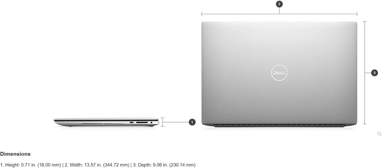 لپ تاپ تجاری دل XPS 15 9520 با صفحه نمایش لمسی 15.6 اینچی 4K OLED (3456 x 2160)، پردازنده Intel 14 هسته ای i7-12700H، رم 32 گیگابایتی DDR5، حافظه SSD 1 ترابایتی PCIe، کارت گرافیک RTX 3050 Ti، نور پس زمینه، حسگر اثر انگشت، Thunderbolt 4، ویندوز 11 هوم لپ تاپ تجاری دل XPS 15 9520 با صفحه نمایش لمسی 15.6 اینچی 4K OLED (3456 x 2160)، پردازنده Intel 14 هسته ای i7-12700H، رم 32 گیگابایتی DDR5، حافظه SSD 1 ترابایتی PCIe، کارت گرافیک RTX 3050 Ti، نور پس زمینه، حسگر اثر انگشت، Thunderbolt 4، ویندوز 11 هوم