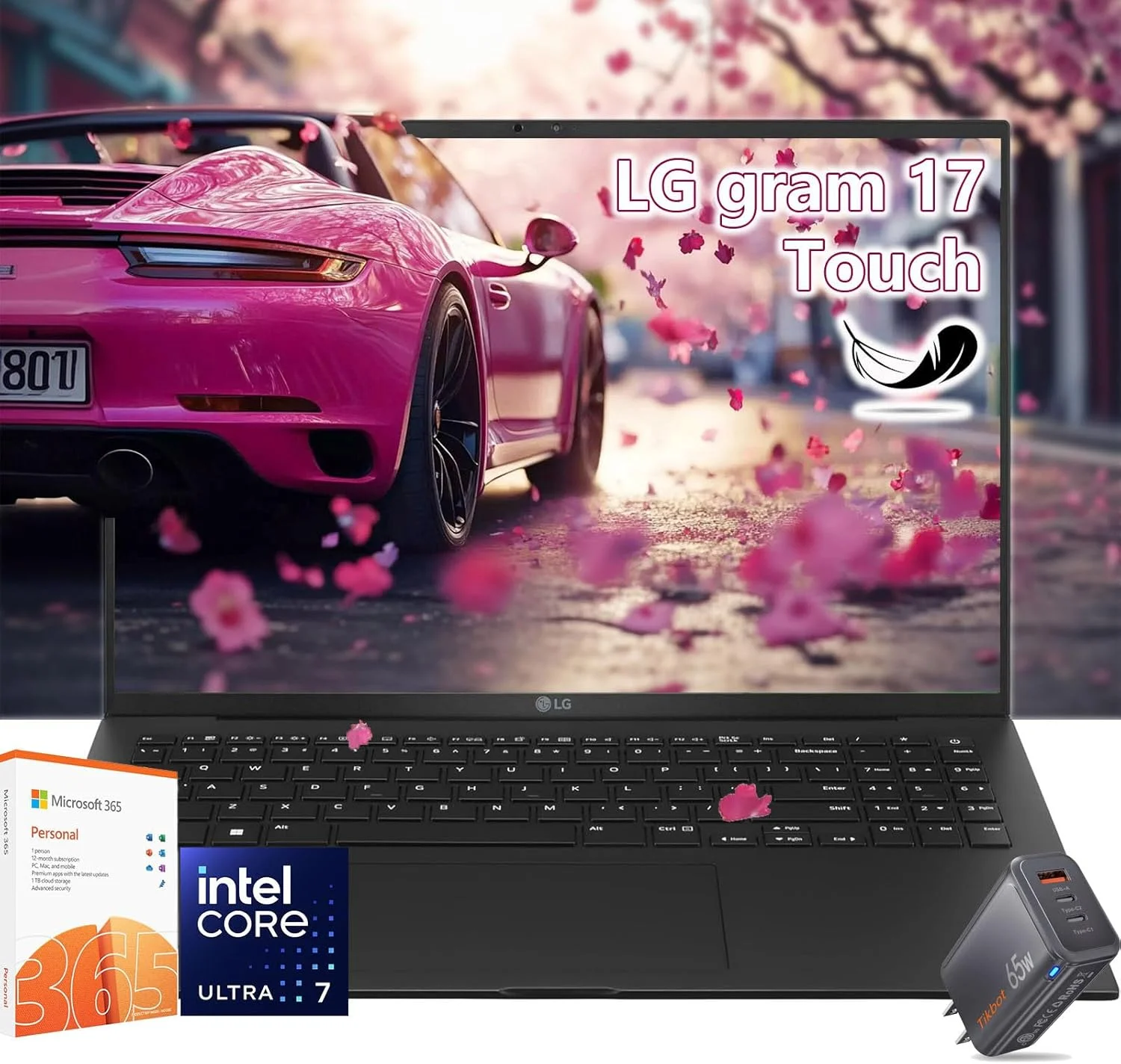 لپ تاپ 17 اینچی لمسی LG gram - پردازنده Intel Core Ultra 7-155H - ویندوز 11 پرو - صفحه نمایش بزرگ 17.3 اینچی WQXGA - صفحه کلید با نور پس زمینه - 32 گیگابایت رم DDR5 - 2 ترابایت SSD PCIe - Intel EVO - سبک وزن - کامپیوتر هوش مصنوعی 2024