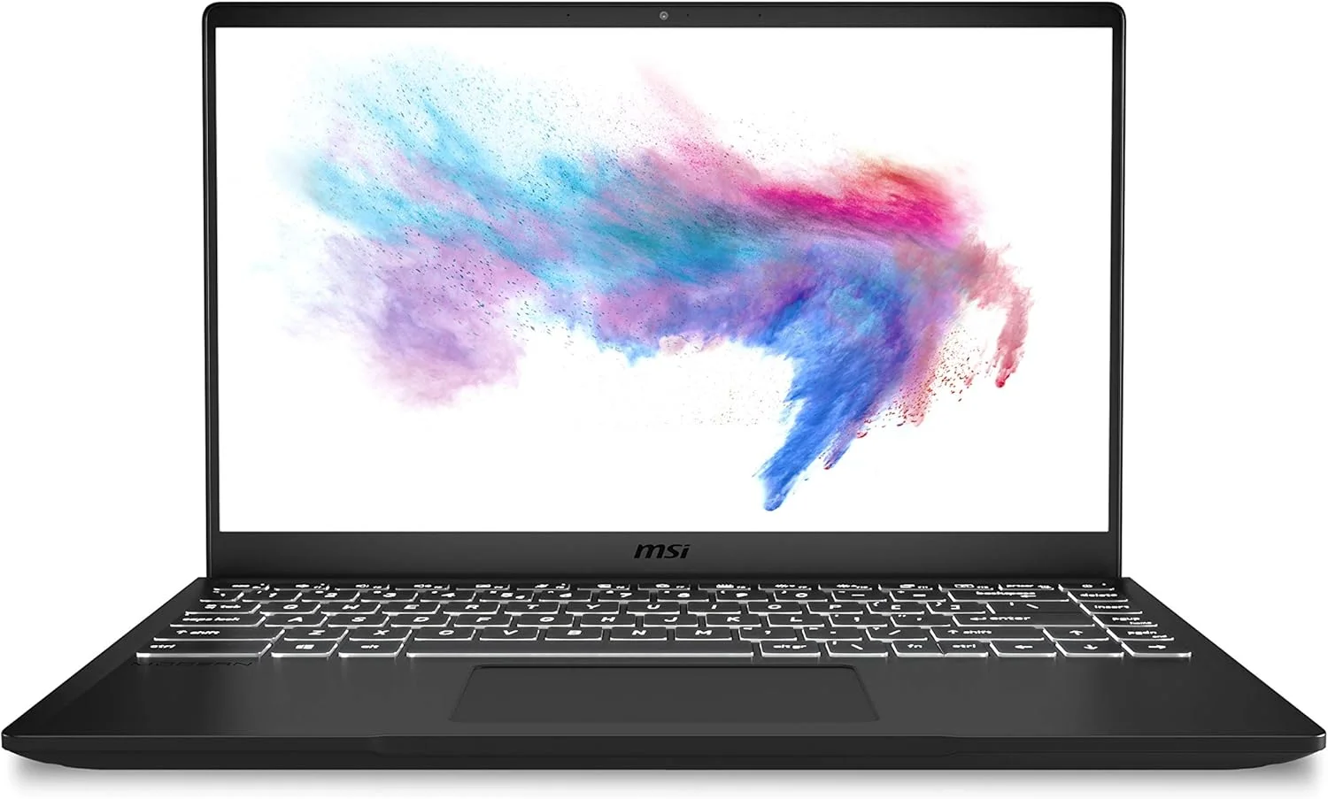 لپ تاپ 14 اینچی MSI Modern 14 B4MW AMD-010 با نرخ 60 هرتز، پردازنده AMD Ryzen R5-4500U، گرافیک UMA، رم 8 گیگابایت، حافظه SSD NVMe 256 گیگابایت و سیستم عامل Win10