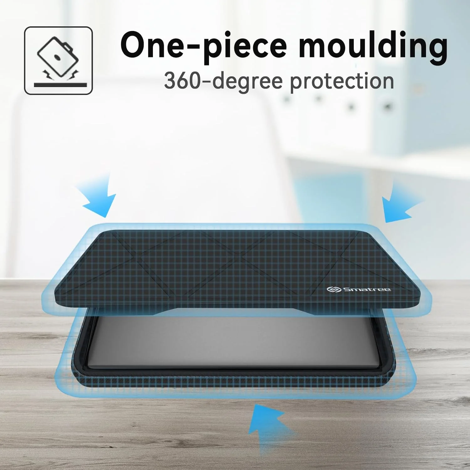 کیف محافظ هارد EVA اسمارتری سازگار با لپ تاپ 17 اینچی DELL XPS 17 و ورک استیشن 17 اینچی DELL Precision 5770، کیف ضد آب (M99) کیف محافظ هارد EVA اسمارتری سازگار با لپ تاپ 17 اینچی DELL XPS 17 و ورک استیشن 17 اینچی DELL Precision 5770، کیف ضد آب (M99)