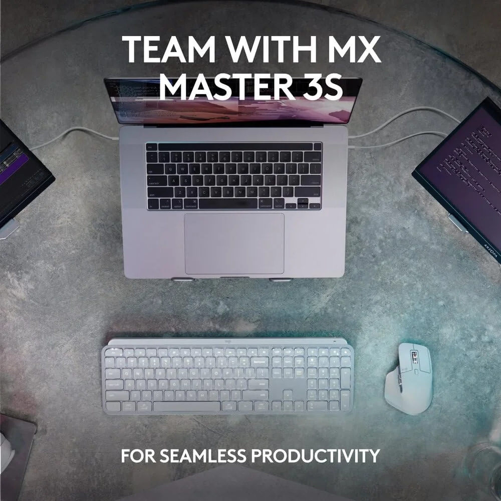 کیبورد بیسیم لاجیتک MX Keys S، پروفایل پایین، تایپ روان، دقیق و بیصدا، کلیدهای قابل برنامهریزی، نور پسزمینه، بلوتوث، USB C قابل شارژ، برای ویندوز، لینوکس، کروم، مک - گرافیت، طرحبندی INT کیبورد بیسیم لاجیتک MX Keys S، پروفایل پایین، تایپ روان، دقیق و بیصدا، کلیدهای قابل برنامهریزی، نور پسزمینه، بلوتوث، USB C قابل شارژ، برای ویندوز، لینوکس، کروم، مک - گرافیت، طرحبندی INT