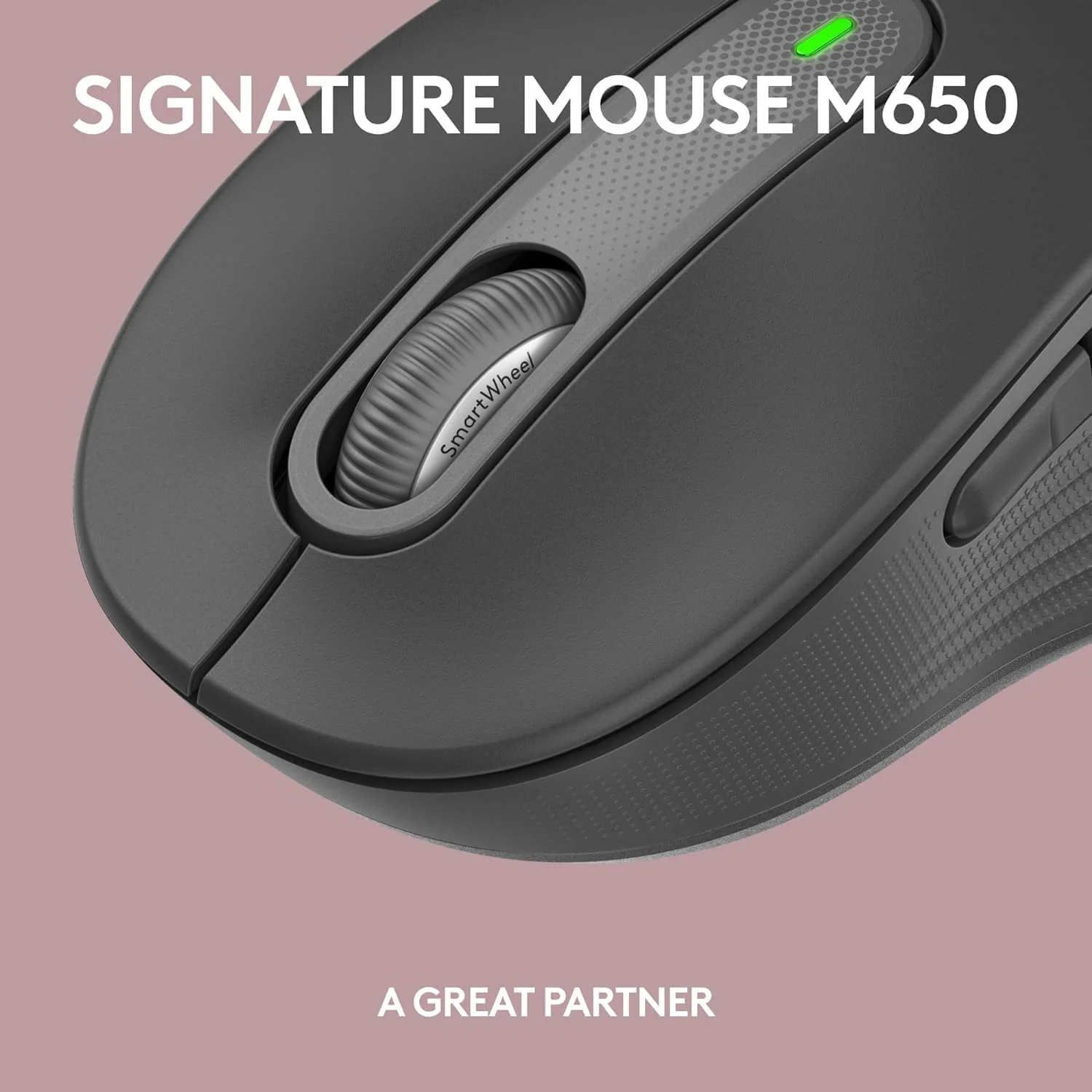 کیبورد بی‌سیم لاجیتک Signature Slim K950، طراحی شیک، جابجایی تایپ بین دستگاه‌ها، تایپ بی‌صدا، بلوتوث، چند سیستم عامل، ویندوز، مک، کروم، طرح‌بندی عربی - گرافیت