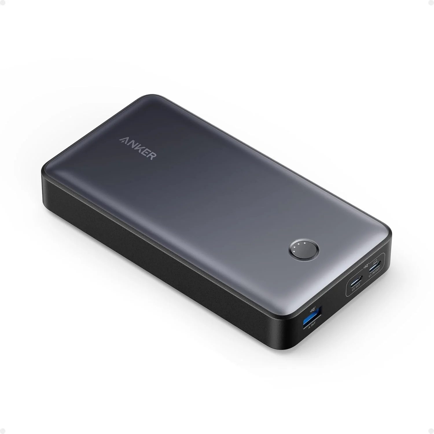 پاور بانک انکر، 24000 میلی آمپر ساعت، شارژر قابل حمل 65 واتی، پاور بانک 537 (PowerCore 24K برای لپ تاپ)، برای Dell XPS، Microsoft Surface، iPad Pro، سری iPhone 16/15، Macbook، Apple Watch Series 5 و غیره