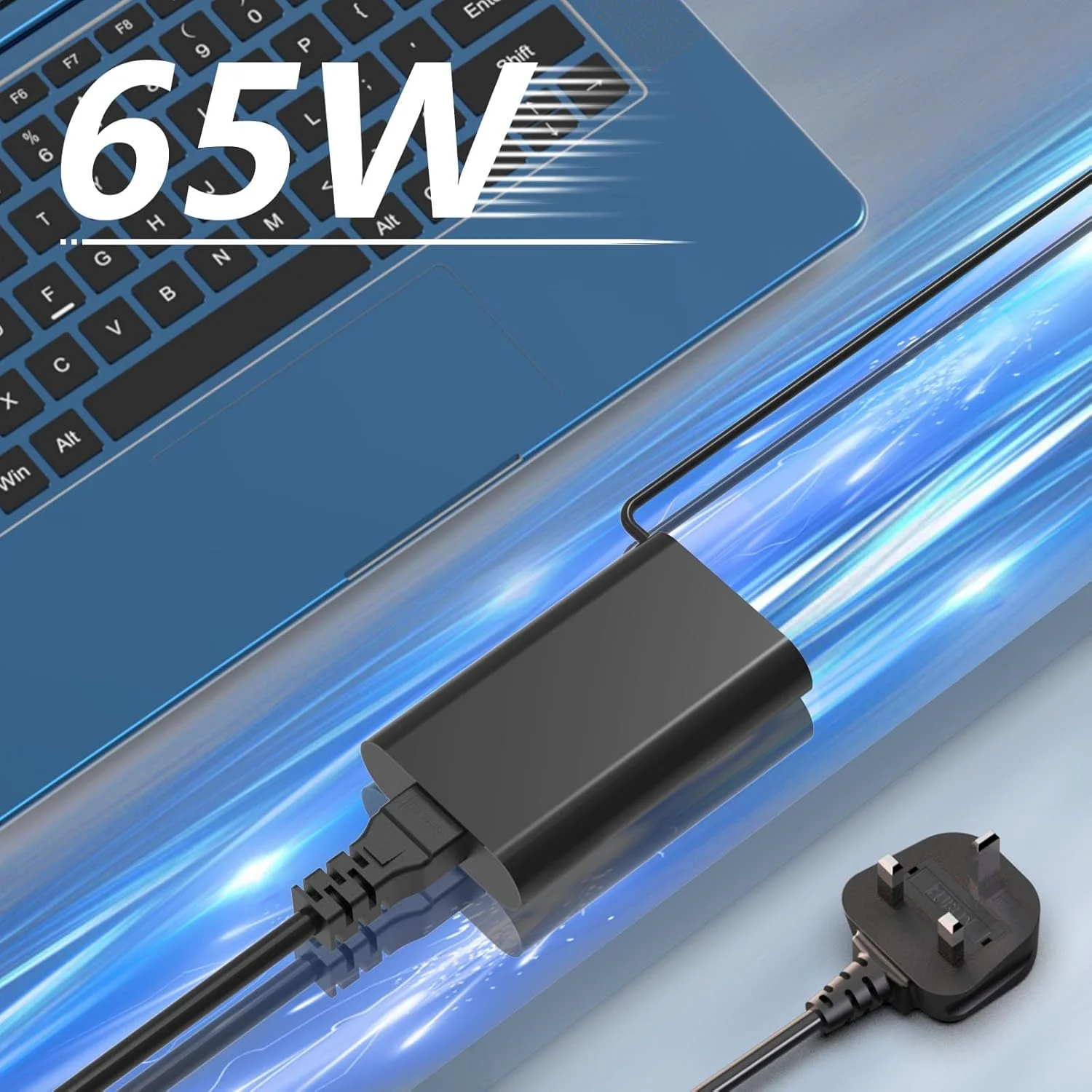 شارژر لپ تاپ 65 واتی USB C سازگار با DELL Latitude 5430 7430 5420 5520 5410 5530 5330 7320 7420 2-in-1، DELL XPS 13 15 9350 9360 9365 9370، آداپتور برق کامپیوتر Chromebook 3100 3380 Type C