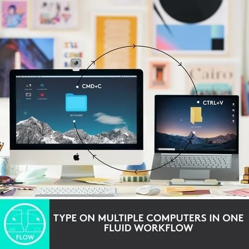 کیبورد بی‌سیم نورانی مینیمالیستی لاجیتک MX Keys Mini، بلوتوث