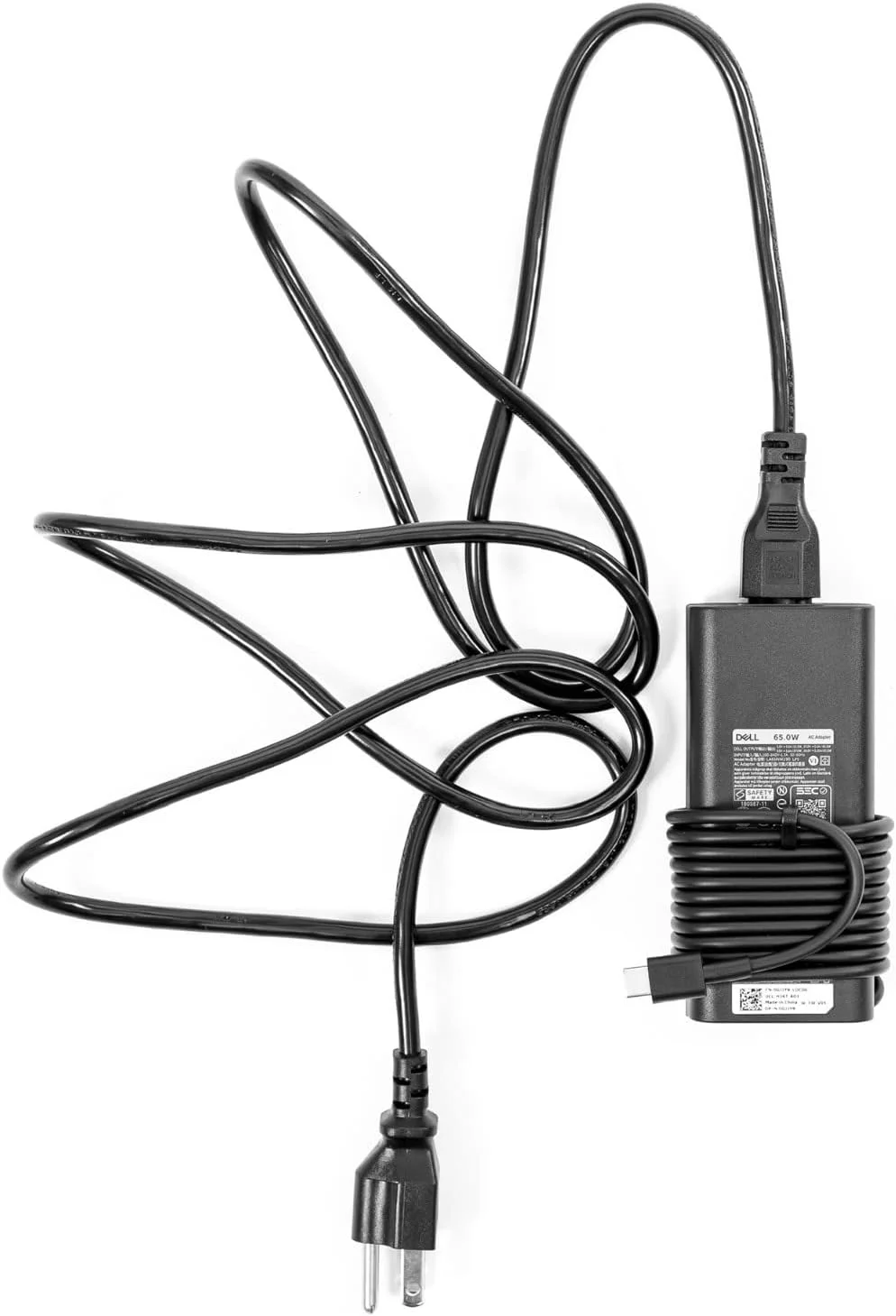 شارژر لپ تاپ دل 65 وات USB Type C آداپتور برق AC مدل LA65NM190/HA65NM190/DA65NM190 به همراه کابل برق سازگار با XPS 12 9250، XPS 13 9350 و سری XPS و Latitude 5000 شارژر لپ تاپ دل 65 وات USB Type C آداپتور برق AC مدل LA65NM190/HA65NM190/DA65NM190 به همراه کابل برق سازگار با XPS 12 9250، XPS 13 9350 و سری XPS و Latitude 5000