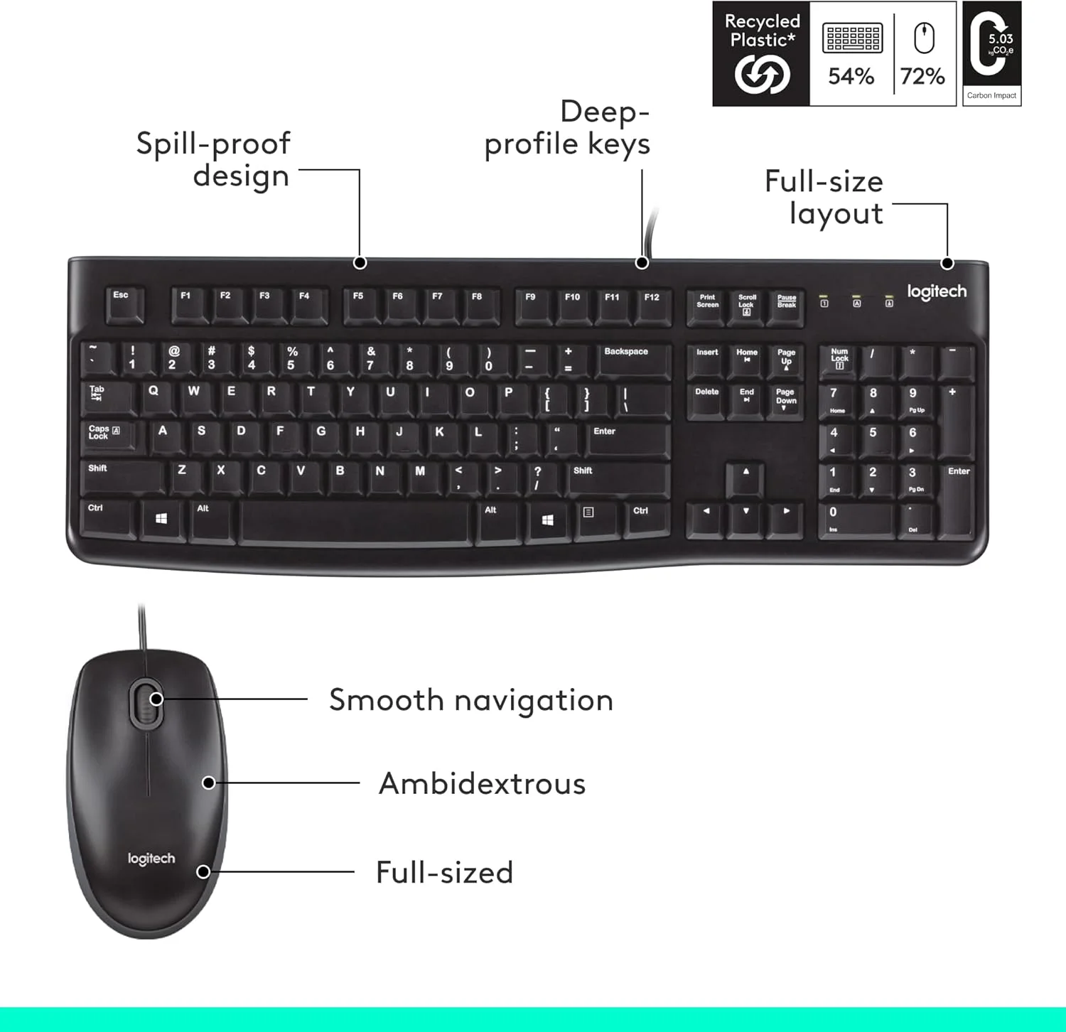 مجموعه ماوس و کیبورد Logitech Desktop MK120 مجموعه ماوس و کیبورد Logitech Desktop MK120