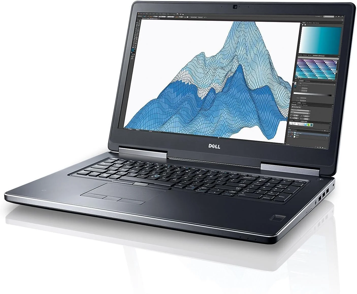 لپ تاپ ورک استیشن Dell Precision 7710 UHD - بازسازی شده (پردازنده Intel Quad Core i7-6820HQ، رم 64 گیگابایت، هارد دیسک 1 ترابایت + SSD 1 ترابایت، WIFI، دوربین)