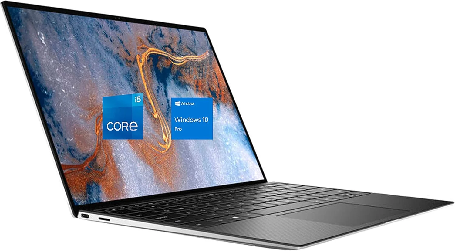 لپ تاپ تجاری دل XPS 9300 (بازسازی شده). | پردازنده Intel Core i5-1035G1 تا 3.60 گیگاهرتز | 8 گیگابایت رم | 256 گیگابایت SSD | صفحه نمایش 13.4 اینچی غیر لمسی | نقره ای پلاتینی-مشکی | ویندوز