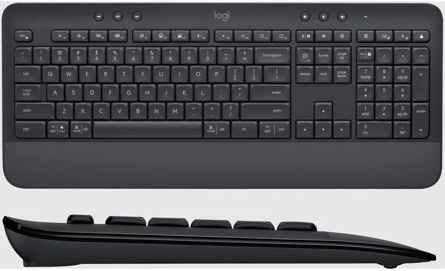 مجموعه Logitech Signature MK650 برای کسب و کار، ماوس و کیبورد بی سیم، Logi Bolt، بلوتوث، SmartWheel، دارای گواهی جهانی، Windows/Mac/Chrome/Linux - Graphite مجموعه Logitech Signature MK650 برای کسب و کار، ماوس و کیبورد بی سیم، Logi Bolt، بلوتوث، SmartWheel، دارای گواهی جهانی، Windows/Mac/Chrome/Linux - Graphite
