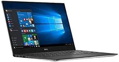 لپ تاپ دل XPS 13 9360 نسل هفتم (صفحه نمایش 13.3 اینچی Full HD، حافظه SSD 256 گیگابایتی، رم 8 گیگابایتی، پردازنده Core i5-7200U، ویندوز 10، نقره ای) (ارتقا یافته)