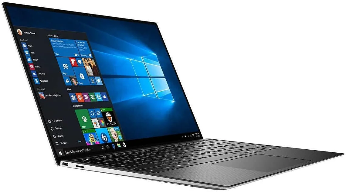 لپ تاپ لمسی Dell XPS 13 9310 با صفحه نمایش 13.4 اینچی Ultra HD+ (3840 x 2400) - پردازنده نسل یازدهم Intel Core i7-1185G7 تا 4.80 گیگاهرتز، 16 گیگابایت رم LPDDR4x، 1 ترابایت SSD، گرافیک Intel Iris Xe، ویندوز 10 هوم