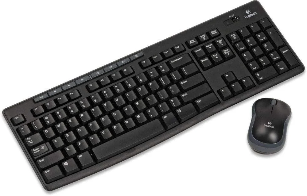 مجموعه کیبورد و ماوس بی‌سیم لاجیتک MK270 - شامل کیبورد و ماوس، اتصال 2.4 گیگاهرتز بدون قطعی، عمر باتری طولانی