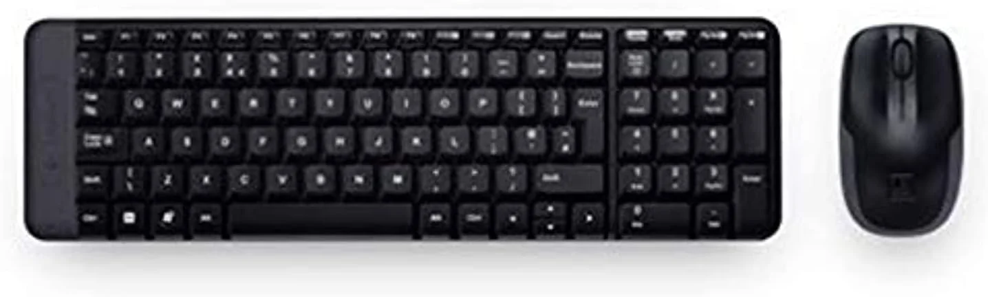 مجموعه کیبورد و ماوس بی سیم لاجیتک مدل Mk220 (مشکی)