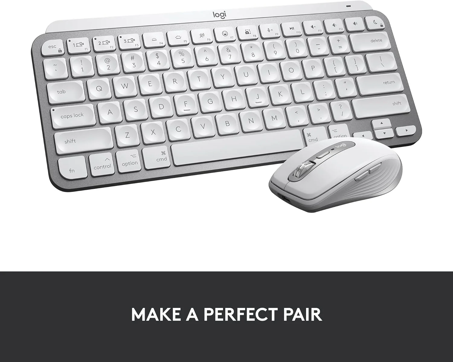 کیبورد بیسیم مینیمالیستی لاجیتک MX Keys Mini for Mac، جمع و جور، بلوتوث، کلیدهای دارای نور پسزمینه، USB-C، تایپ لمسی، سازگار با MacBook Pro، Macbook Air، iMac، iPad کیبورد بیسیم مینیمالیستی لاجیتک MX Keys Mini for Mac، جمع و جور، بلوتوث، کلیدهای دارای نور پسزمینه، USB-C، تایپ لمسی، سازگار با MacBook Pro، Macbook Air، iMac، iPad