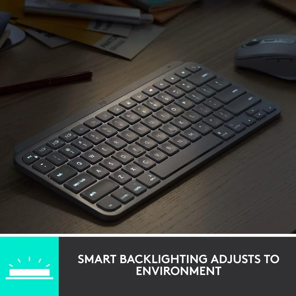 کیبورد بی سیم نور پس زمینه دار Logitech USB-C مدل Mx Keys - رز کیبورد بی سیم نور پس زمینه دار Logitech USB-C مدل Mx Keys - رز