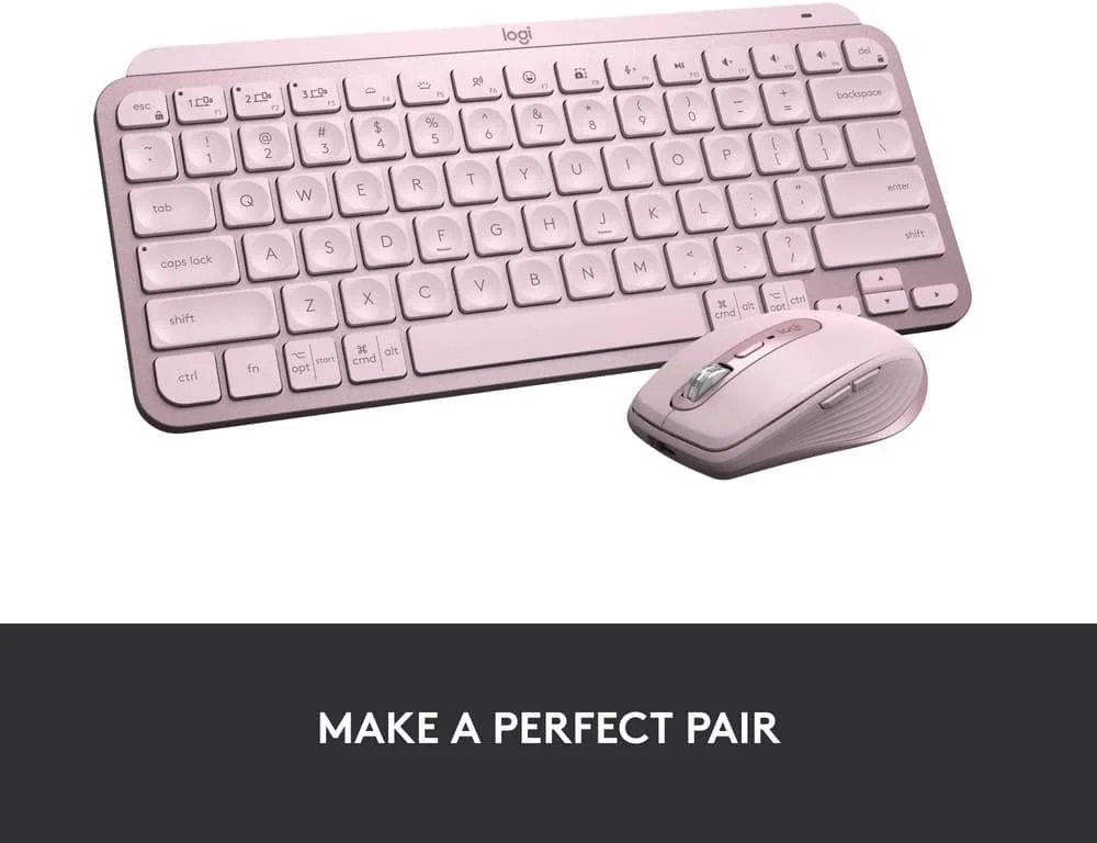 کیبورد بی سیم نور پس زمینه دار Logitech USB-C مدل Mx Keys - رز کیبورد بی سیم نور پس زمینه دار Logitech USB-C مدل Mx Keys - رز