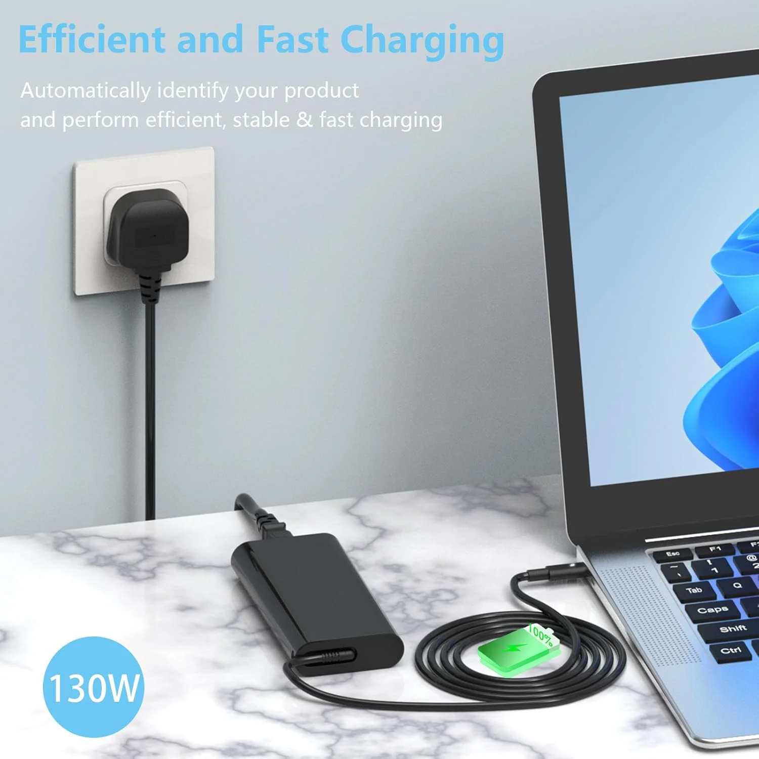 شارژر لپ تاپ 130 واتی USB C مدل HAFIUEGE سازگار با Dell XPS 15 17 9520 9575 9500 9700 Dell Precision 5530 2in1 5570 5550 5750 5760 5530 Latitude 7210 7310 7410 9410 9510 5420 آداپتور برق Type C شارژر لپ تاپ 130 واتی USB C مدل HAFIUEGE سازگار با Dell XPS 15 17 9520 9575 9500 9700 Dell Precision 5530 2in1 5570 5550 5750 5760 5530 Latitude 7210 7310 7410 9410 9510 5420 آداپتور برق Type C
