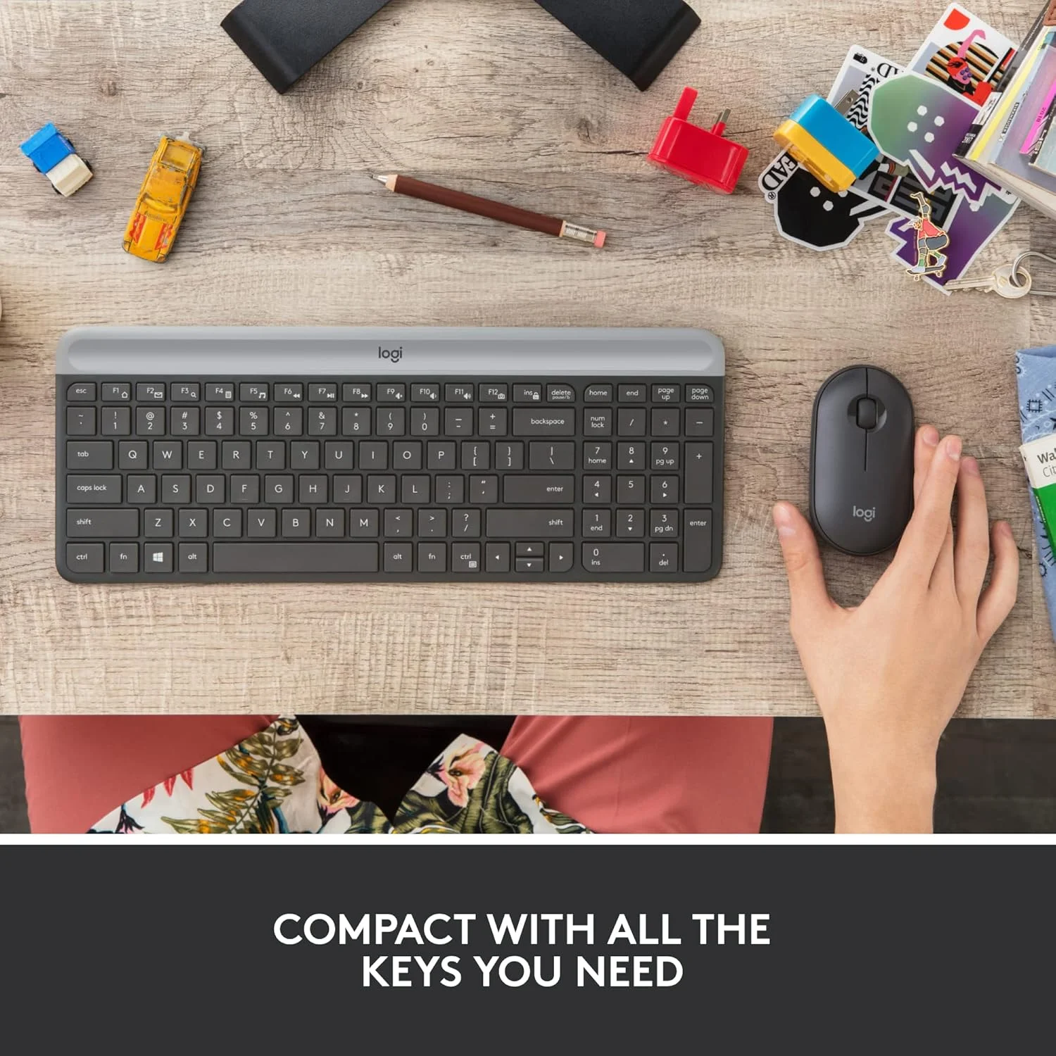 Logitech MK470 Slim Wireless Combo - Graphite Logitech MK470 Slim Wireless Combo - Graphite