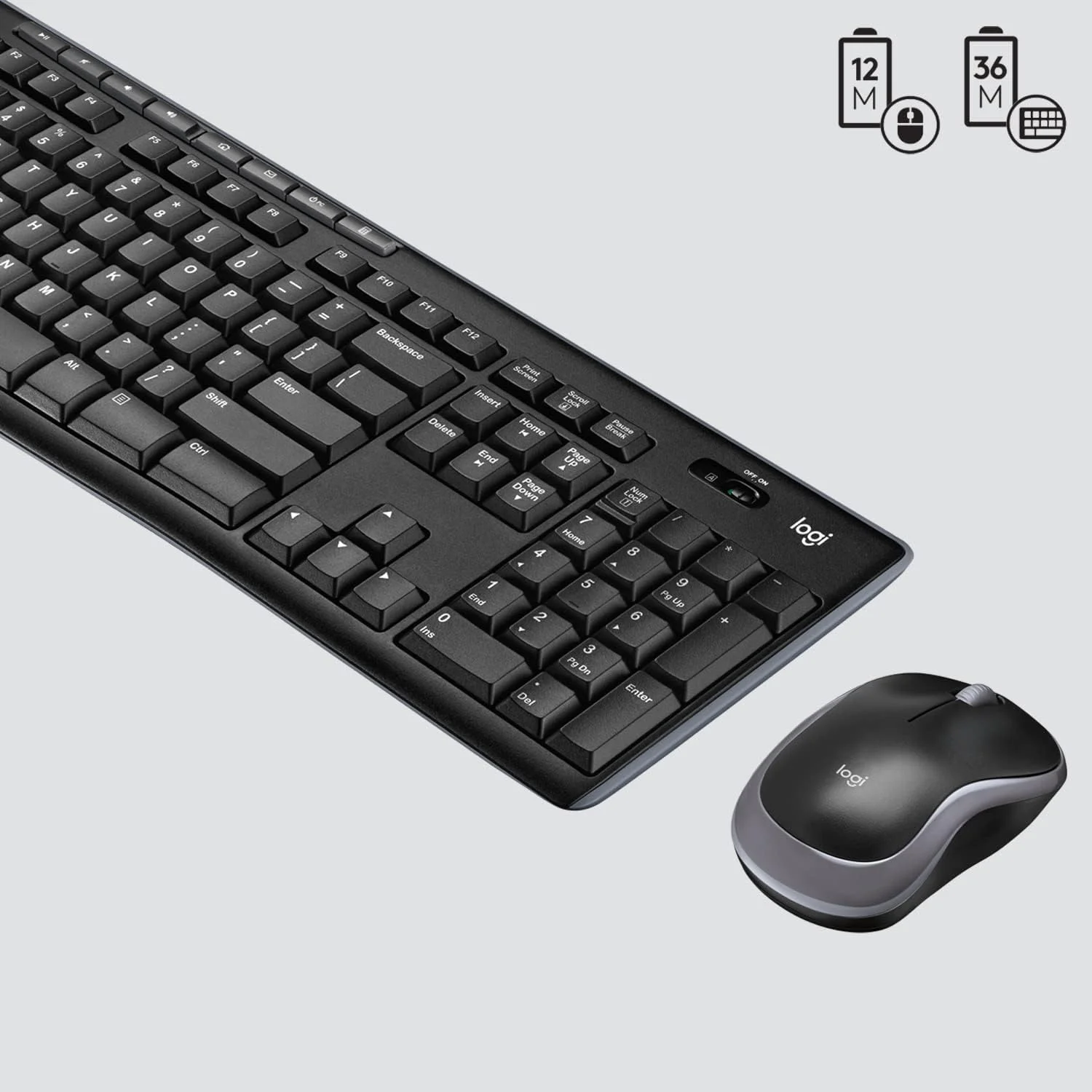 ست کیبورد و ماوس بی سیم لاجیتک MK270 مشکی US ست کیبورد و ماوس بی سیم لاجیتک MK270 مشکی US