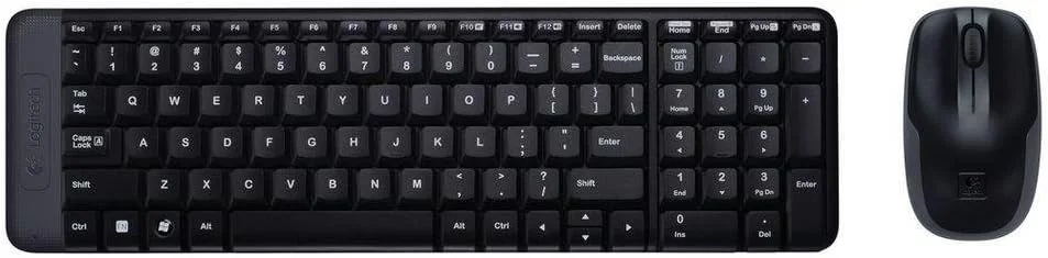 ست کیبورد و ماوس بی سیم لاجیتک مدل MK220 (مشکی)